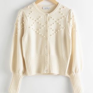 Other Stories Bobble Pattern Wool Blend 